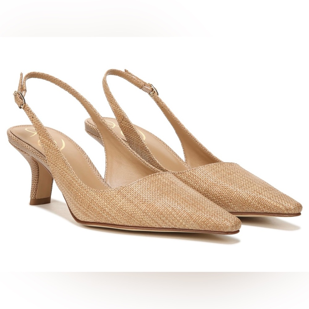 Sam Edelman Tan Slingback Heels - NWT